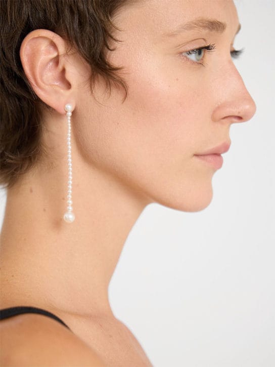 Sophie Bille Brahe - Promenade de Jeanne 14kt金&珍珠耳环