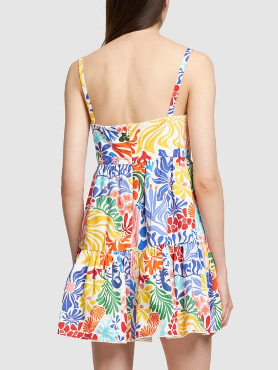 Borgo De Nor: Tiered cotton mini dress