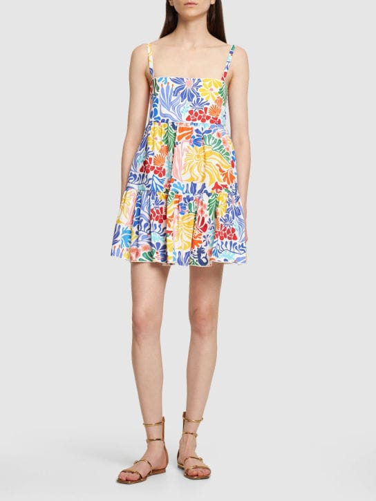 Borgo De Nor: Tiered cotton mini dress
