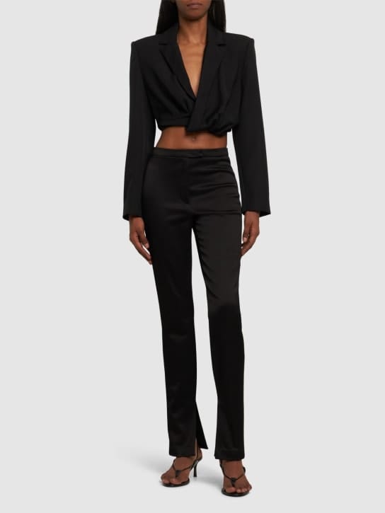 Alexander Wang - Logo精裁混棉紧身裤