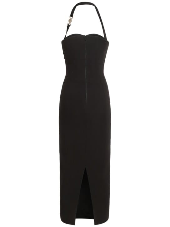 Versace: Vestido midi bustier con escote corazón