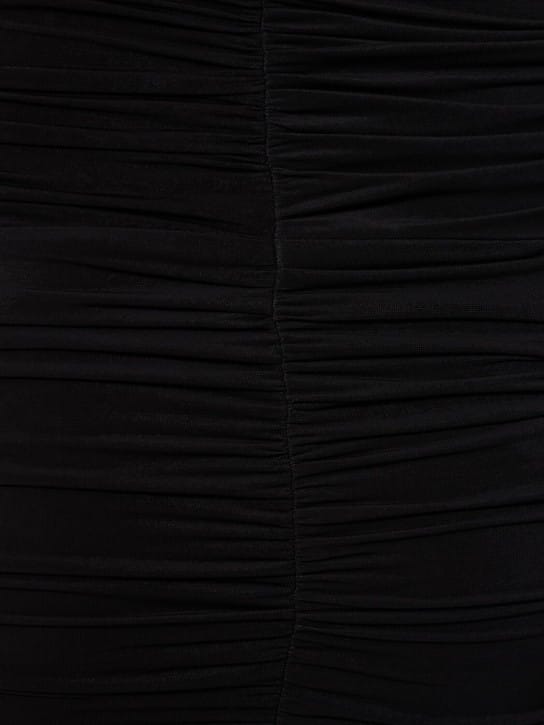 Dion Lee: Ruched mini dress with cutouts