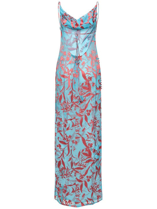 Magda Butrym: Long dress with floral motif