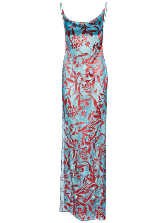 Magda Butrym: Long dress with floral motif