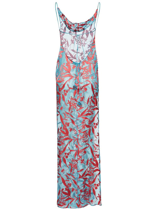 Magda Butrym: Long dress with floral motif