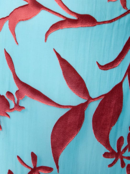 Magda Butrym: Long dress with floral motif