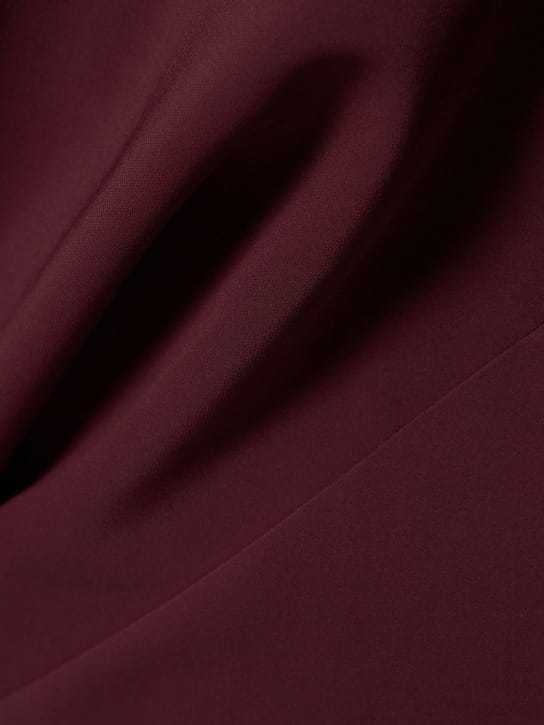Roland Mouret: Abito corto drappeggiato in cady
