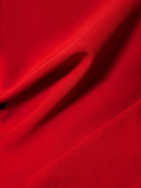 Roland Mouret: Vestito lungo in cady con drappeggio