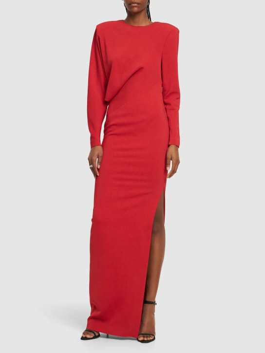 Roland Mouret - 弹力粘胶纤维卡迪超长连衣裙