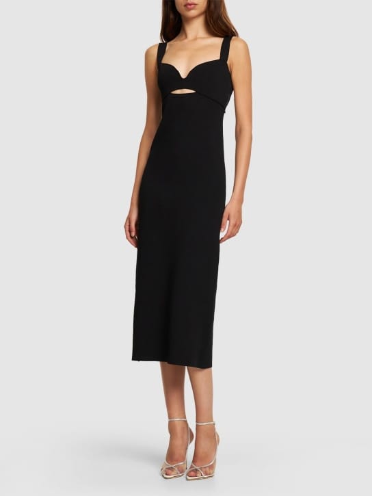 Roland Mouret - 针织粘胶纤维弹力迷笛连衣裙