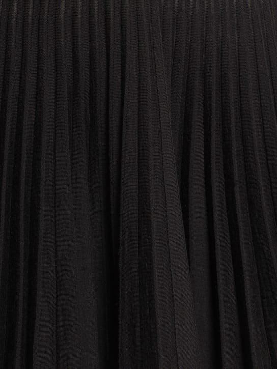 Blumarine: Wool minidress with cut-out detail