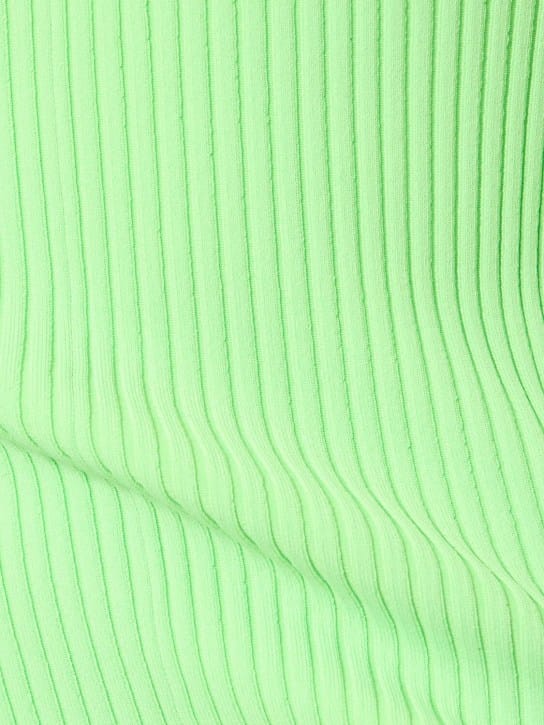 David Koma: Abito corto monospalla in maglia a coste