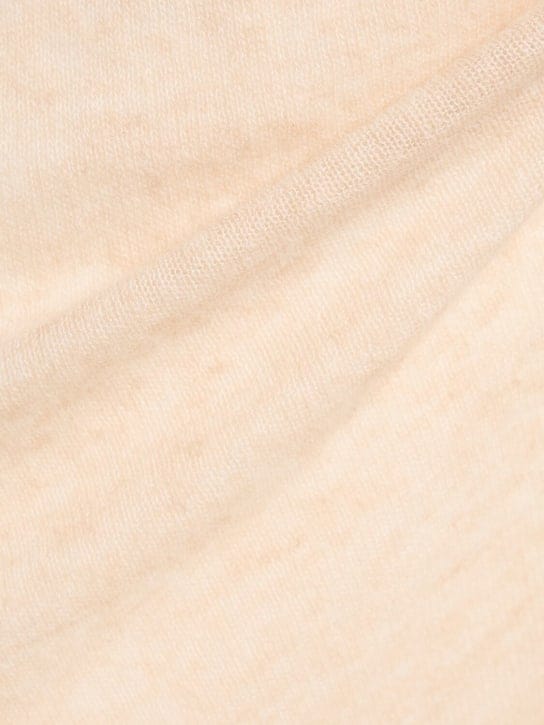 Magda Butrym: Vestido largo en mezcla de alpaca con escote