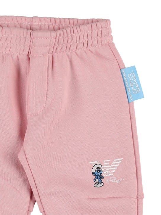 Emporio Armani: Smurfs有机棉运动裤