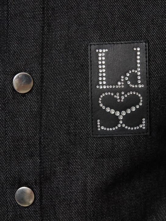 Ludovic de Saint Sernin: 装饰logo修身牛仔衬衫