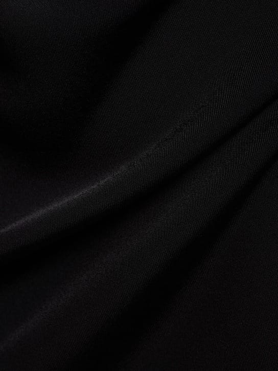 Galvan: Langes Strickkleid mit Rückenausschnitt
