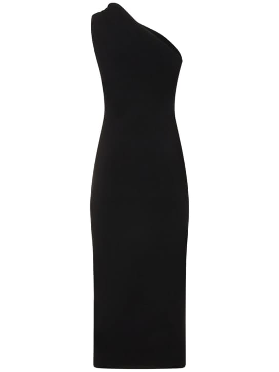 Galvan: Robe midi asymétrique à découpe