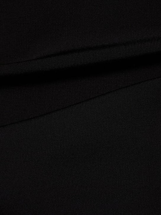 Galvan: Robe midi asymétrique à découpe