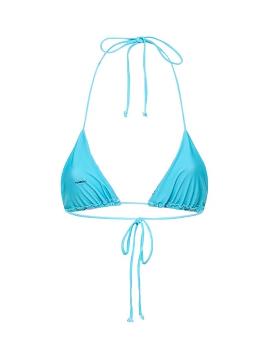 Miaou: Top de bikini triangular reversible