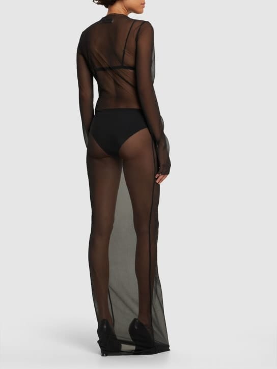 Ludovic de Saint Sernin: Long chiffon maxi dress
