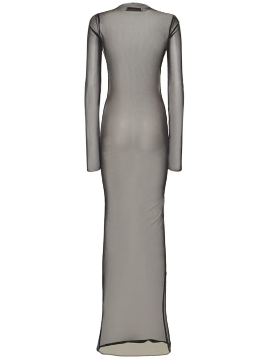 Ludovic de Saint Sernin: Long chiffon maxi dress