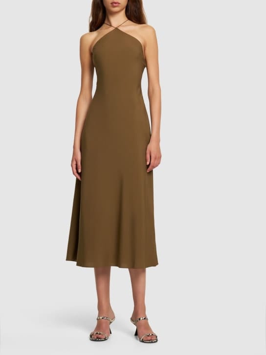 Designers Remix: Abito midi con scollo all'americana
