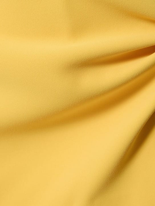 Mônot: Cr pe mini dress with cut-out