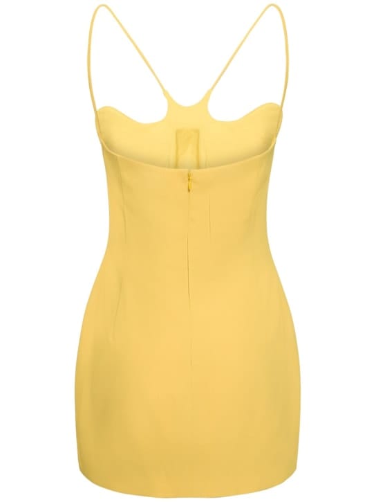 Mônot: Cr pe mini dress with cut-out