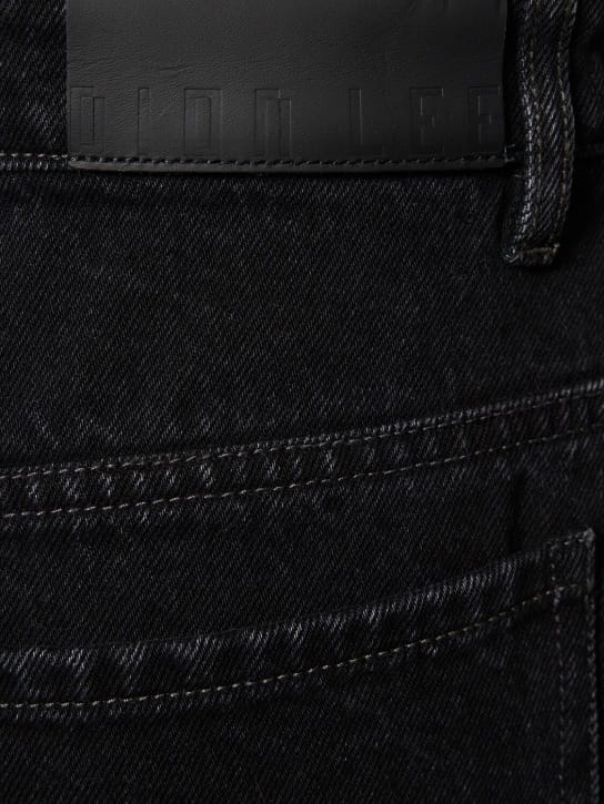 Dion Lee: 破洞棉质阔腿牛仔裤
