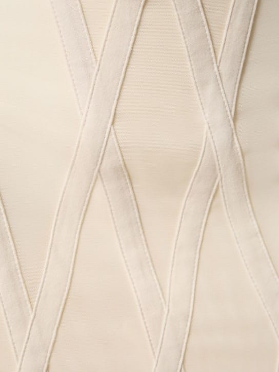 Dion Lee: Bustier mini dress with zip