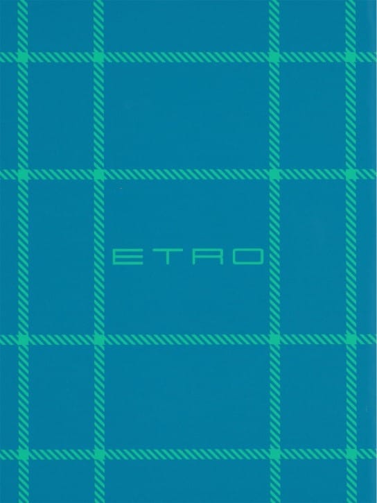 Etro - Tartan木质杂物盘