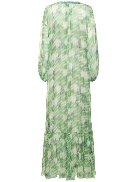 Giorgio Armani: Silk maxi dress with V-neck