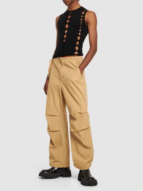 Dion Lee - 有机棉混纺降落伞裤