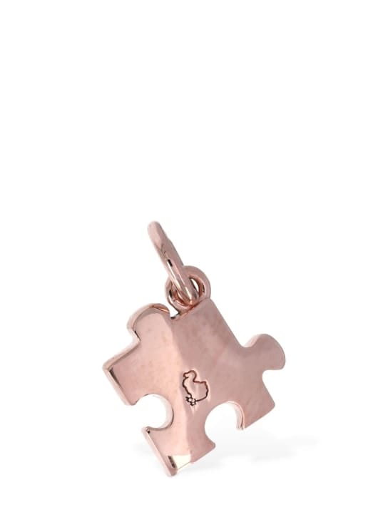DoDo - 9kt玫瑰金涂釉puzzle吊坠