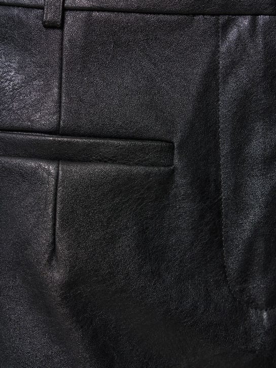 Designers Remix: Maya仿皮迷你短裙