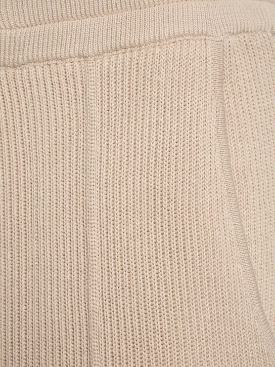 Brunello Cucinelli: 棉质针织慢跑裤