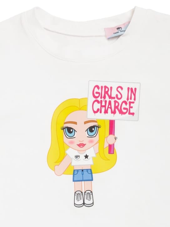 Chiara Ferragni - Mascotte印花棉质平纹针织T恤