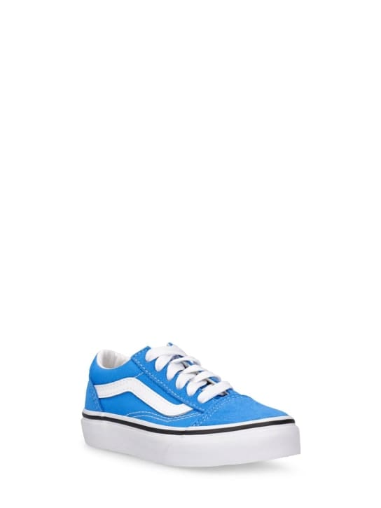 Vans - Old Skool V皮革系带运动鞋