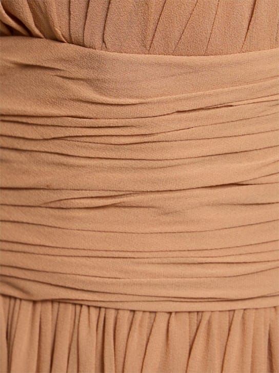 Michael Kors Collection: Abito lungo in seta drappeggiato