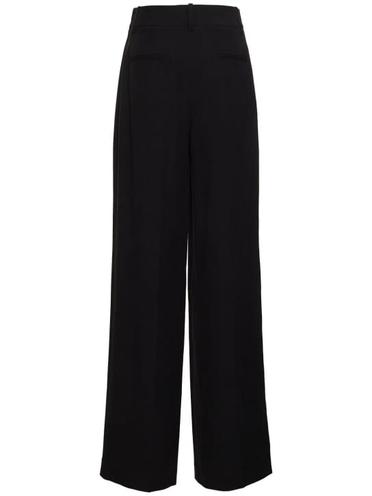 Michael Kors Collection: 中腰亚麻阔腿裤
