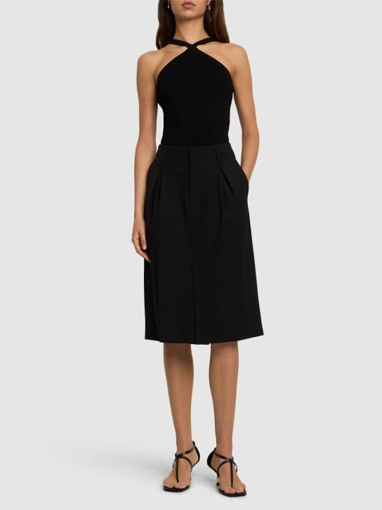 Michael Kors Collection - 交叉领上衣