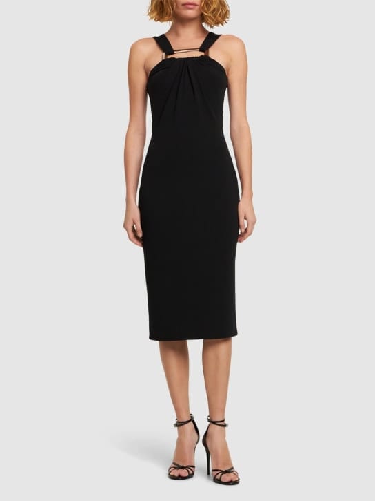 Michael Kors Collection - Matte粘胶纤维平纹针织迷笛连衣裙