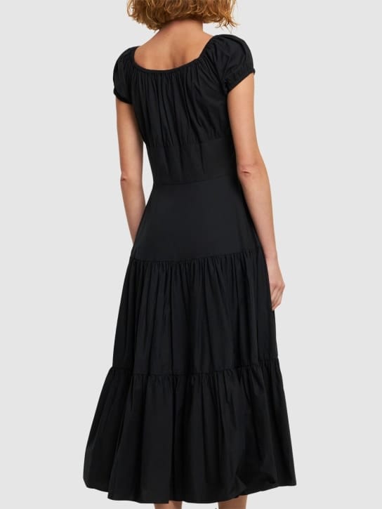 Michael Kors Collection: Abito midi in cotone a balze