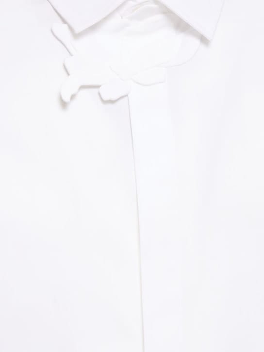 Valentino: Cotton shirt w/ flower