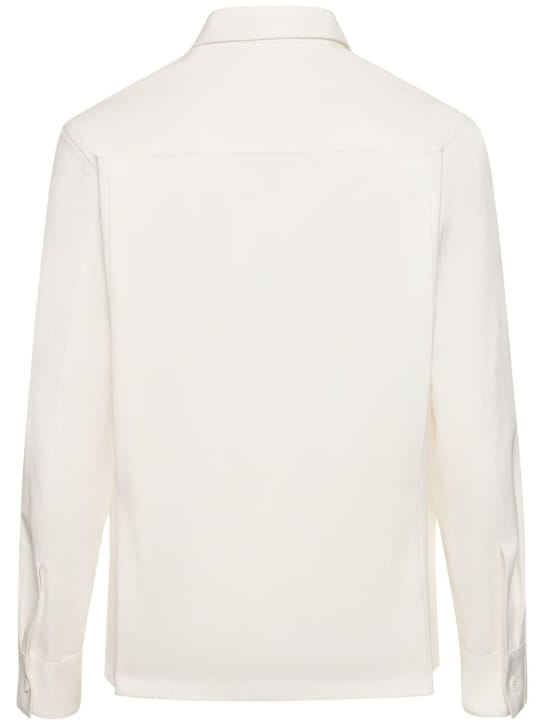 Jil Sander: 棉质华达呢衬衫