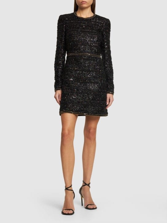 Giambattista Valli: A-line mini dress with sequins