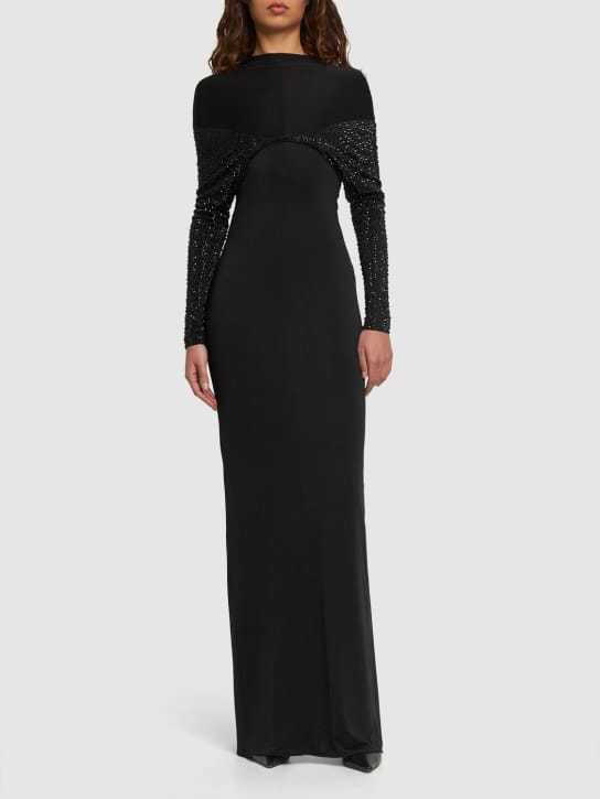 16arlington: Maxi dress with crystals
