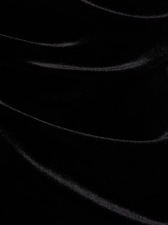 16arlington: Velvet maxi dress with cut-out