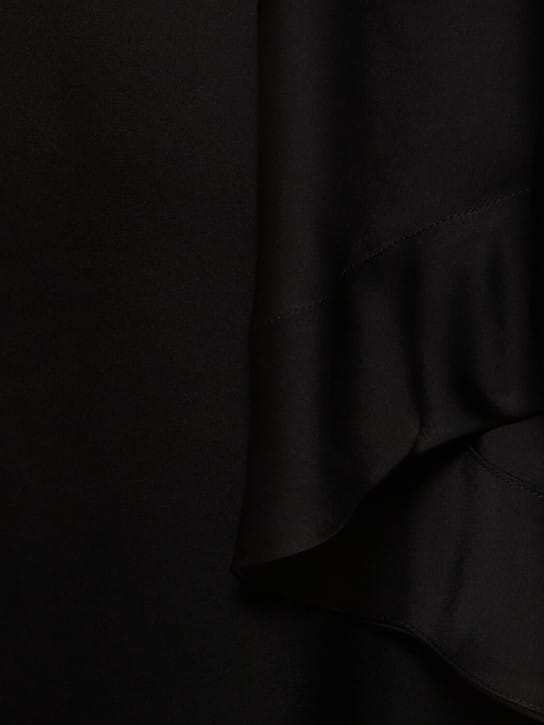 Alexandre Vauthier: One-Shoulder-Maxikleid mit weitem Ärmel