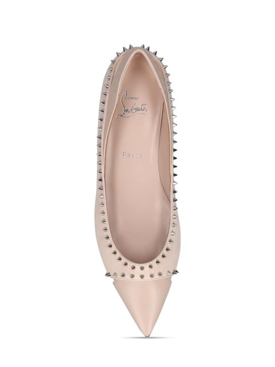 Christian Louboutin: Duvettina皮革芭蕾平底鞋